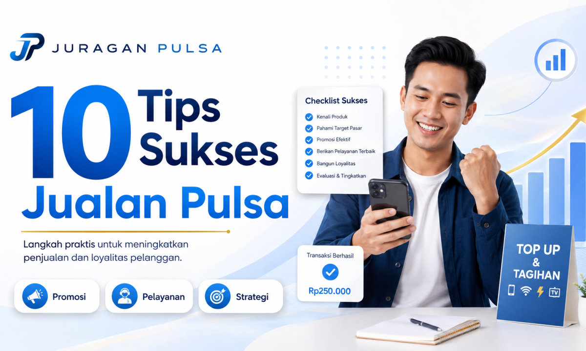 10 Tips Sukses Jualan Pulsa