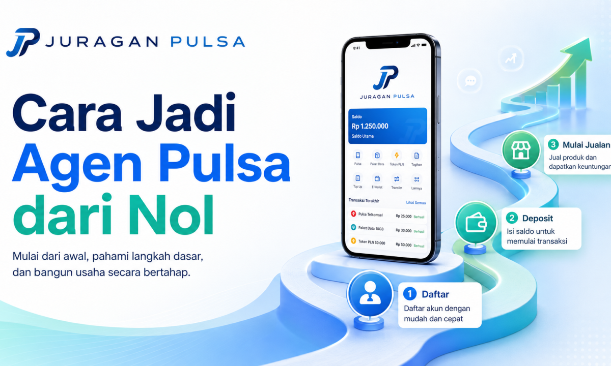 Cara Jadi Agen Pulsa dari Nol
