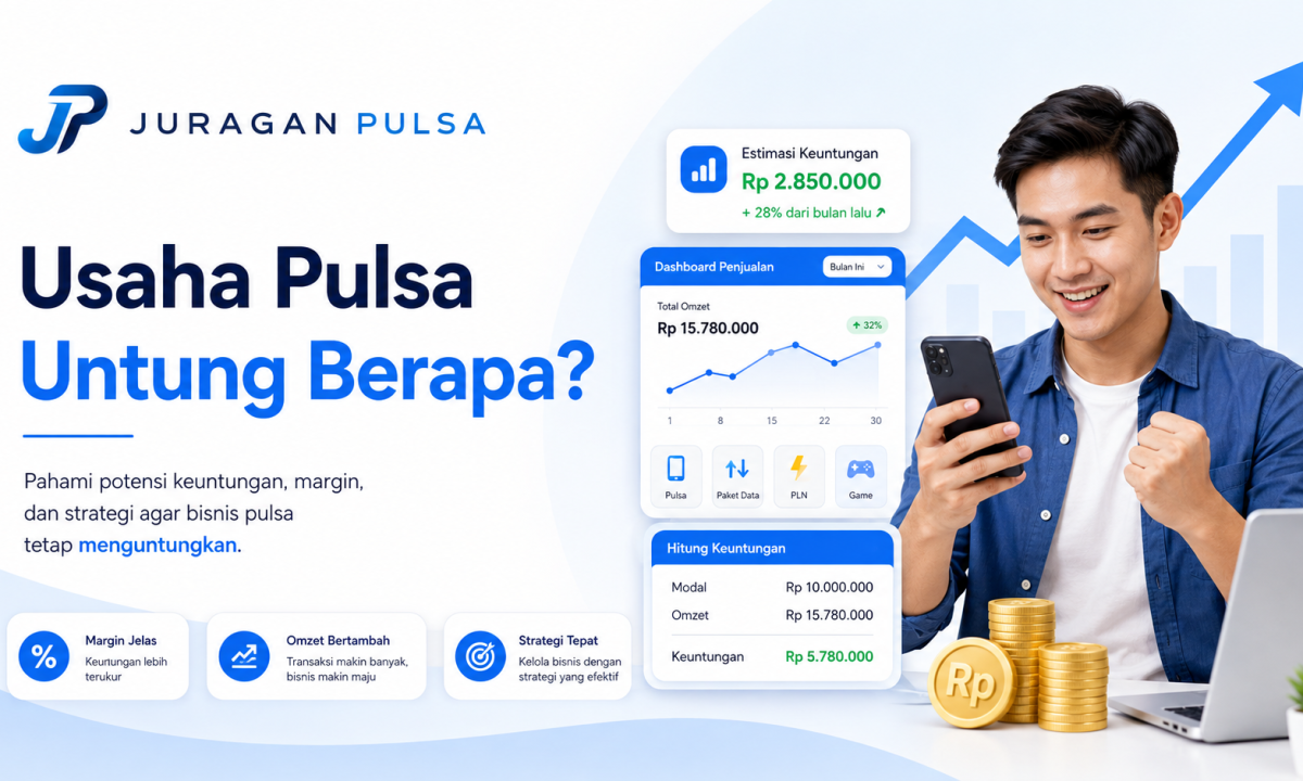 Usaha Pulsa Untung Berapa?