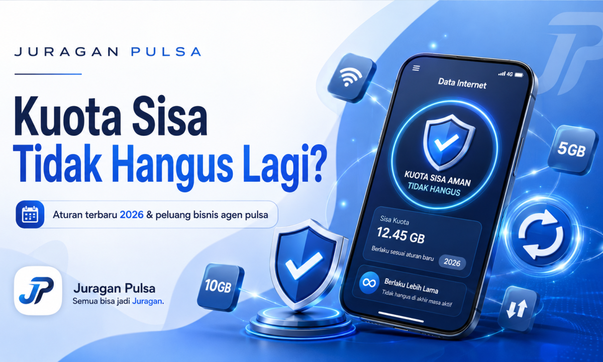 Kuota Internet Tidak Hangus Lagi 2026? Ini Aturan Terbaru dan Peluang Bisnis Agen Pulsa