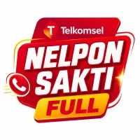 Logo Telkomsel Nelpon Sakti Full
